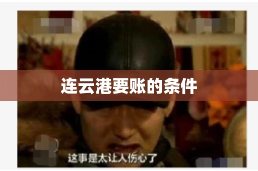 连云港要账的条件